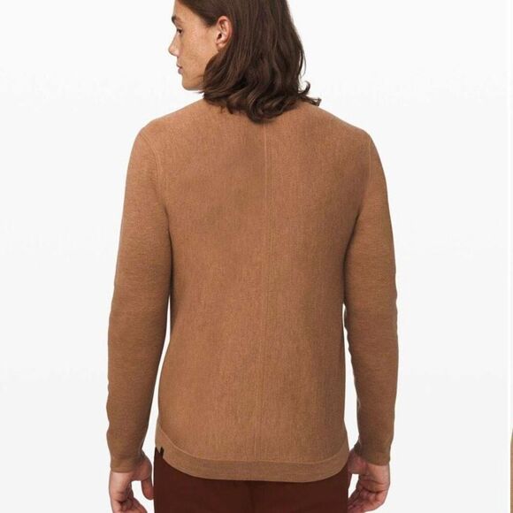 Lululemon Men's Medium Alpine Air Wool Sweater in Bark - Picture 9 of 9